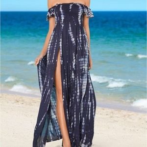 Tie Dye Boho Maxi Dress